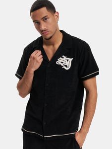 Camiseta moderna de hombre Sean John de algodón, color negro.