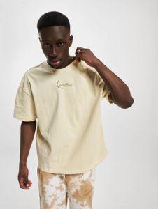 lässiges Karl Kani Herren T-Shirt 300 g/m² mit Baumwolle Beige