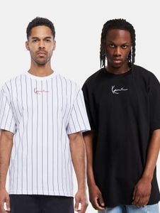 modernes Karl Kani Herren T-Shirt mit Baumwolle Weiß/Schwarz
