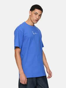 modernes Karl Kani Herren T-Shirt 220 g/m² mit Baumwolle Blau