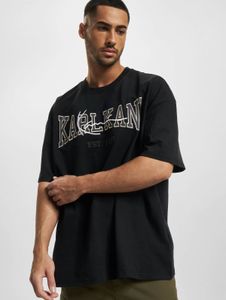 bequemes Karl Kani Herren T-Shirt 300 g/m² mit Baumwolle Schwarz