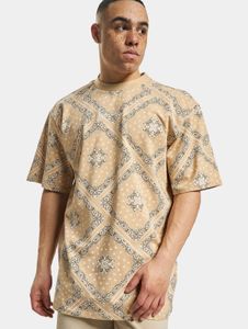lässiges Karl Kani Herren T-Shirt 220 g/m² mit Baumwolle Beige