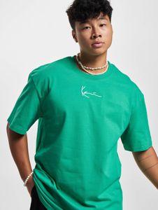 T-shirt casual da uomo Karl Kani, 220 g/m², cotone, verde