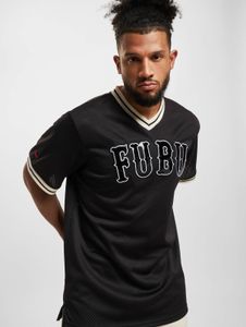 sportliches Fubu Herren T-Shirt Mesh Schwarz