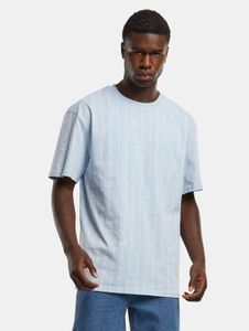 bequemes Karl Kani Herren T-Shirt mit Baumwolle Hell-Blau