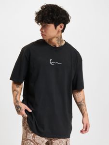 sportliches Karl Kani Herren T-Shirt 220 g/m² mit Baumwolle Schwarz