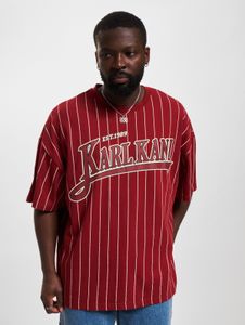 lässiges Karl Kani Herren T-Shirt 220 g/m² mit Baumwolle Rot