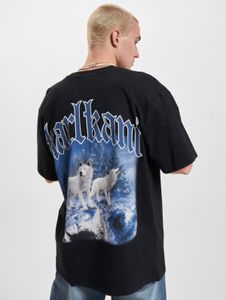 T-shirt sportiva da uomo Karl Kani in cotone, nera