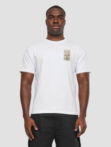 Casual Zoo York men's T-shirt with cotton, white