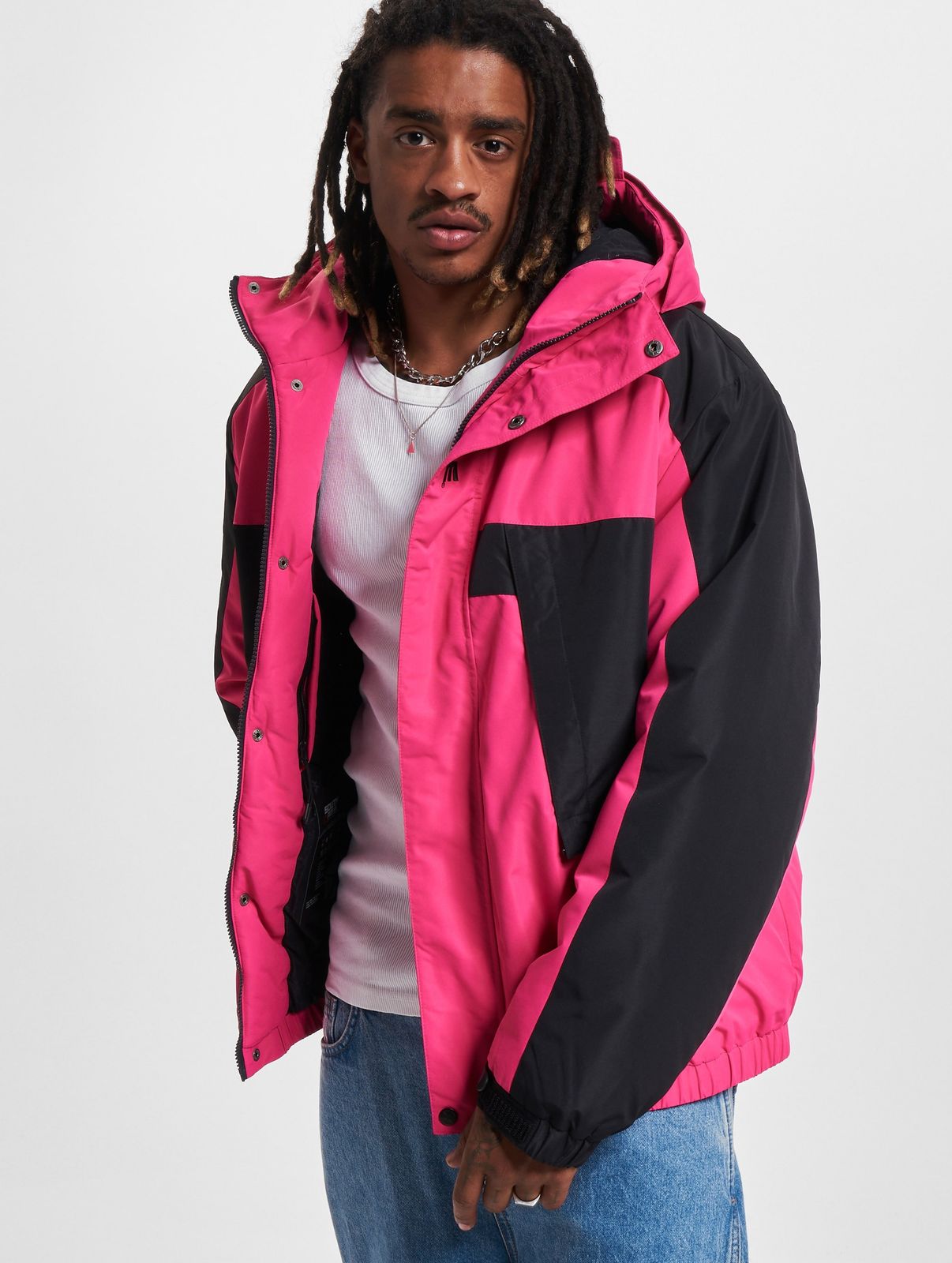 Southpole Herren Jacke Pink/Schwarz