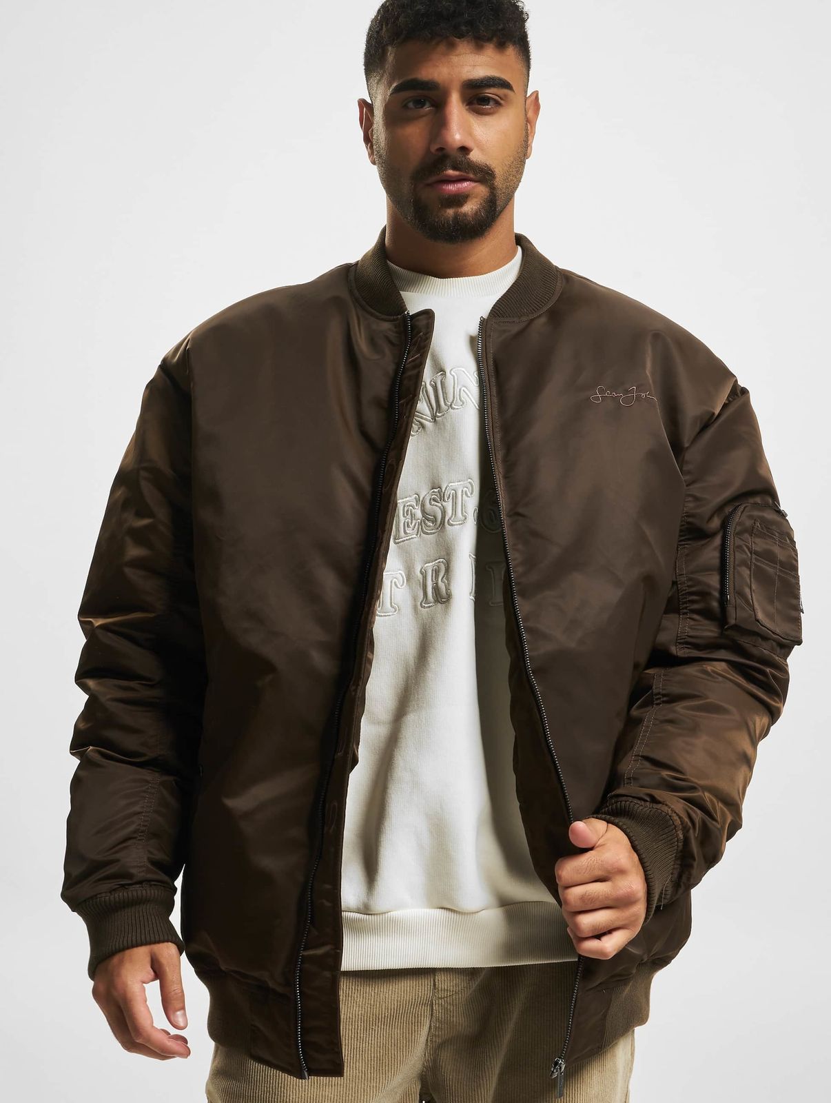 Sean John Herren Jacke Braun