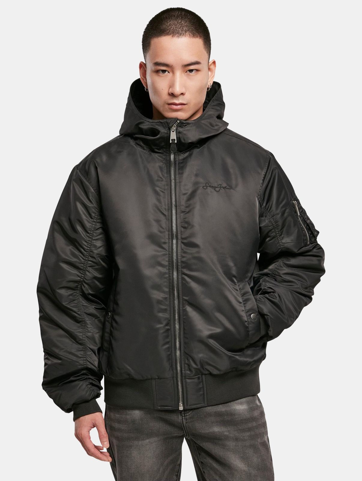 Sean John Herren Jacke Schwarz