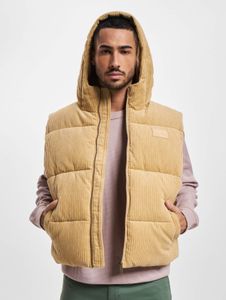 funktionale Karl Kani Herren Jacke große Kapuze Reißverschluss 370 g/m² mit Baumwolle Beige