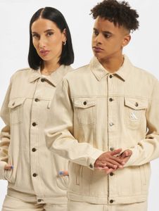 stylische Karl Kani Unisex Jacke mit Baumwolle Beige