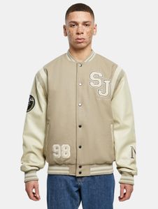 Chaqueta casual para hombre de Sean John, 380 g/m², color beige.