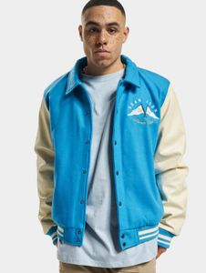 stylische Sean John Herren Jacke Blau/Beige