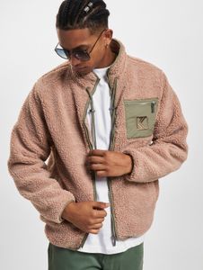 funktionale Karl Kani Herren Jacke Reißverschluss 420 g/m² Braun