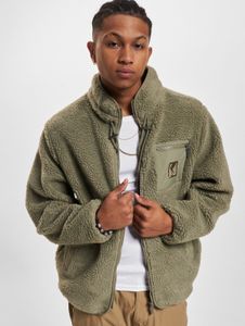 stylische Karl Kani Herren Jacke Reißverschluss 420 g/m² Khaki