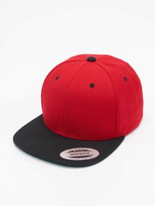 coole Flexfit Unisex Cap 382 g/m² Rot/Schwarz