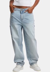 stylische Karl Kani Damen Jeans mit Baumwolle Hell-Blau