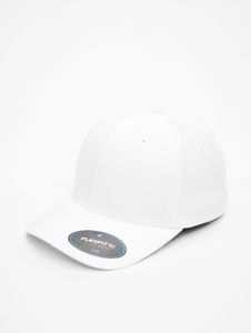 Casquette homme décontractée Flexfit, matelassée extensible, 327 g/m², blanche