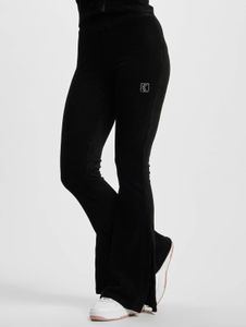 stylische Karl Kani Damen Jeans Stretch mit Baumwolle Schwarz