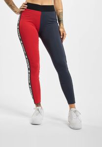 bequeme Karl Kani Damen Hose Stretch mit Baumwolle Rot/Graphit