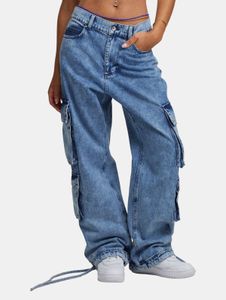 stylische PEQUS Damen Jeans mit Baumwolle Blau