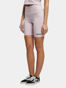 bequeme Karl Kani Damen Shorts Stretch 250 g/m² Flieder-Violett