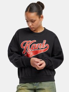 weiches Karl Kani Damen Sweatshirt 300 g/m² mit Baumwolle Schwarz