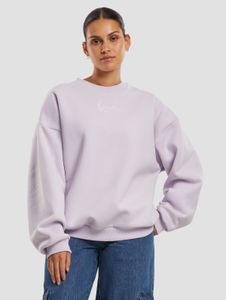 weiches Karl Kani Damen Sweatshirt mit Baumwolle Flieder-Violett