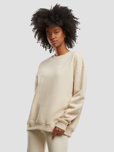 Sudadera elástica informal para mujer de aim'n, color beige.