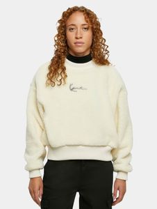 Comoda felpa da donna Karl Kani, 420 g/m², ecru-bianco