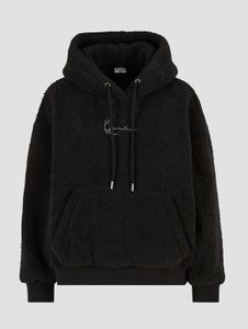 Sudadera con capucha cómoda para mujer de Karl Kani, 420 g/m², negra.