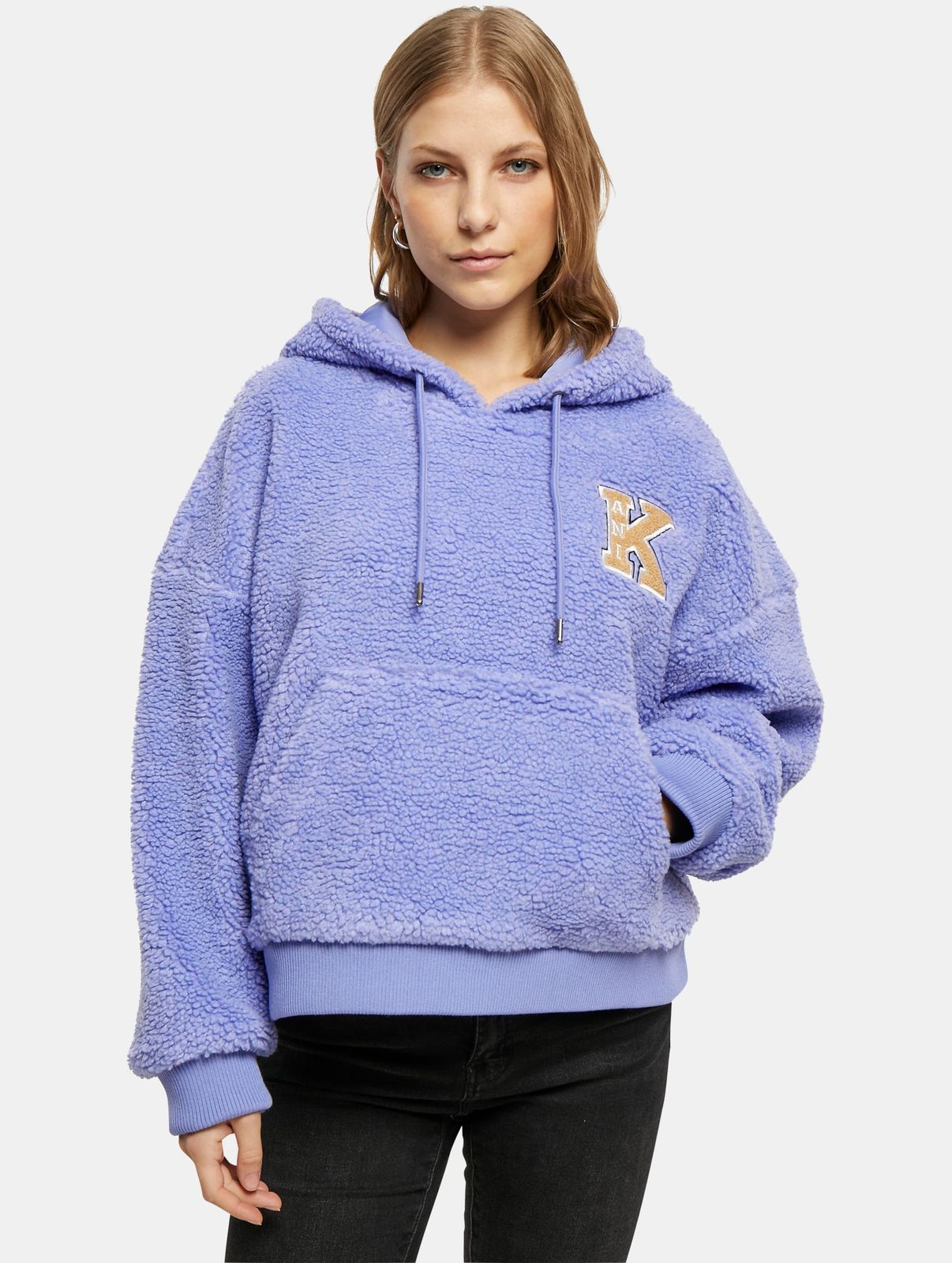 Karl Kani Damen Hoodie Violett 420 g/m²