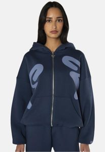 moderner Felicious Damen Hoodie mit Baumwolle Blau