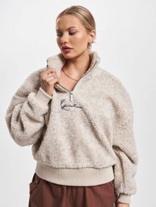 weiches Karl Kani Damen Sweatshirt 420 g/m² Beige