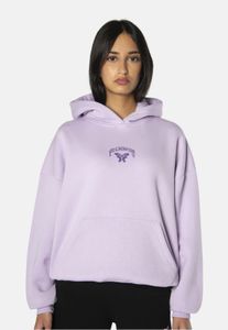 Casual Felicious women's hoodie in lilac-violet cotton
