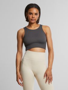 T-shirt da donna moderna Aim'n in cotone, grigia