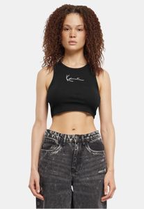 bequemes Karl Kani Damen T-Shirt Stretch mit Baumwolle Schwarz