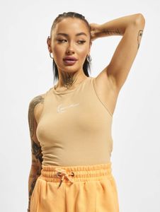 sportliches Karl Kani Damen T-Shirt mit Baumwolle Beige