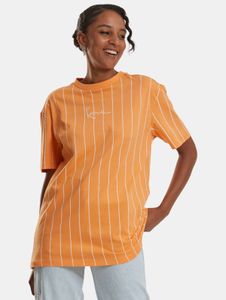 T-shirt sportiva da donna Karl Kani 180 g/m² in cotone arancione