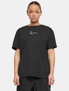 T-shirt sportiva da donna Karl Kani, 180 g/m² in cotone, nera