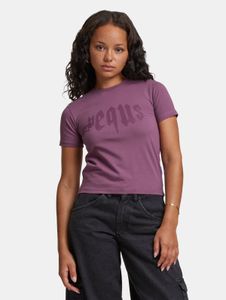 modernes PEQUS Damen T-Shirt mit Baumwolle Violett