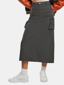 Robe élégante Karl Kani pour femme, en coton stretch 210 g/m², noire.