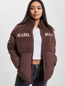 lässige Karl Kani Damen Jacke gesteppt 420 g/m² Braun