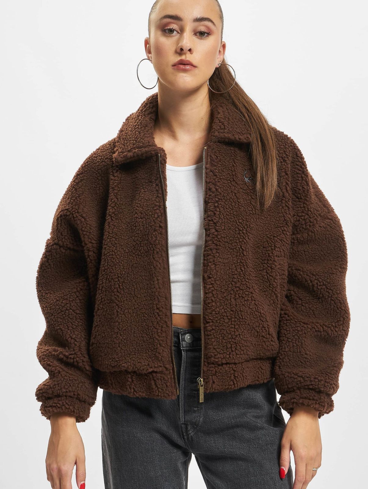 Karl Kani Damen Jacke Braun