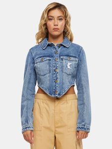 moderne Karl Kani Damen Jeans mit Baumwolle Blau