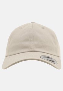 lässige Flexfit Unisex Cap 274 g/m² mit Baumwolle Beige