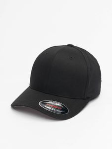 sportliche Flexfit Unisex Cap Stretch 269 g/m² Schwarz